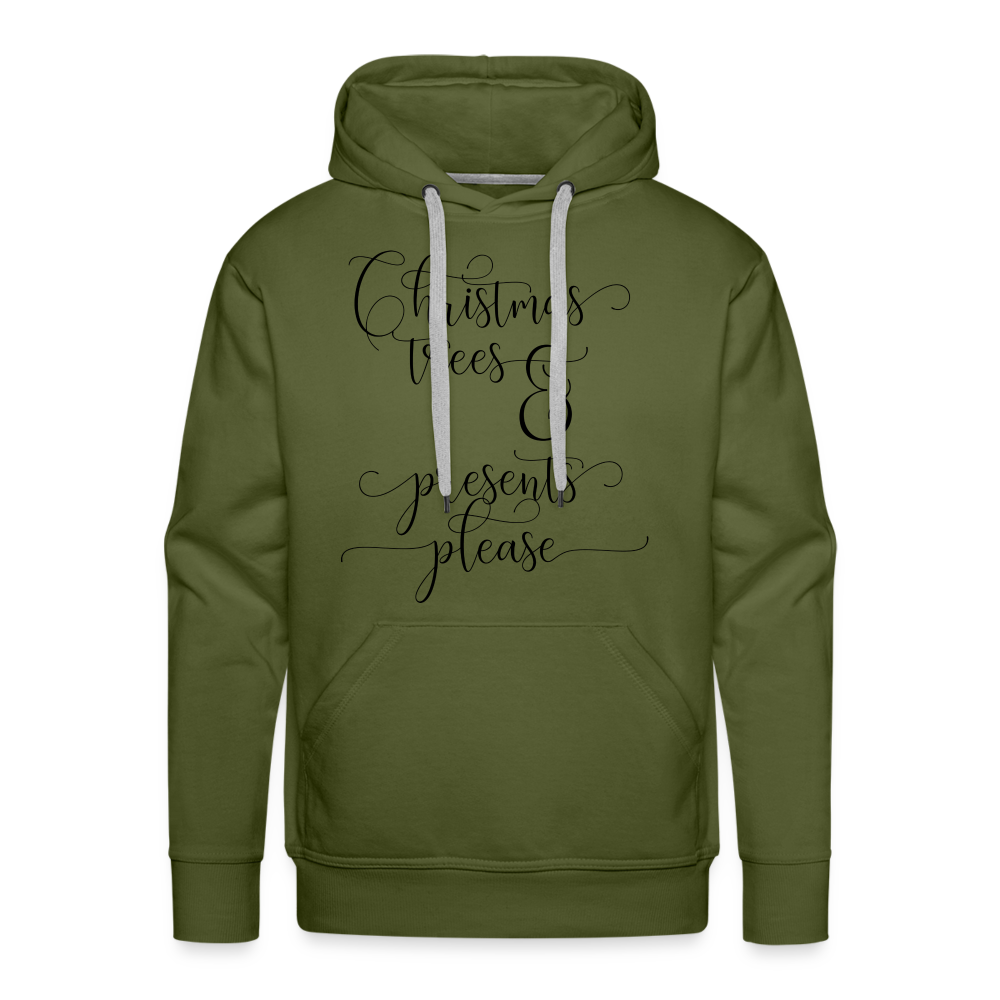 TREES Premium Hoodie - olive green