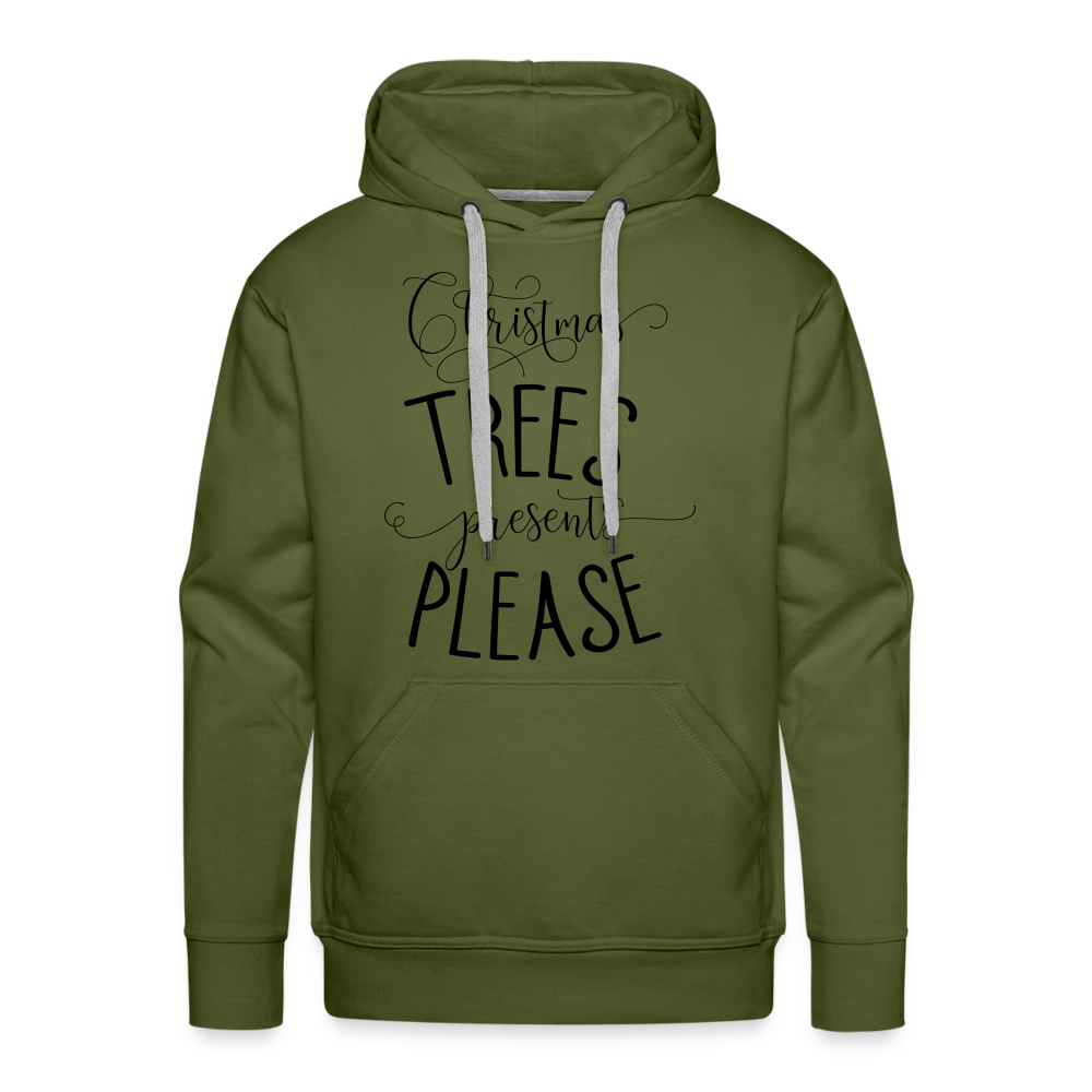 TREES PLEASE Premium Hoodie - olive green