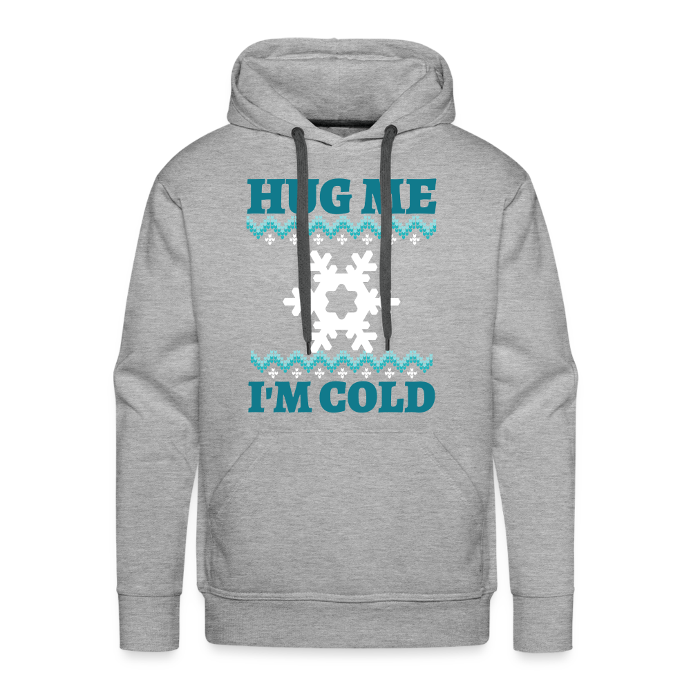 HUG ME Premium Hoodie - heather grey