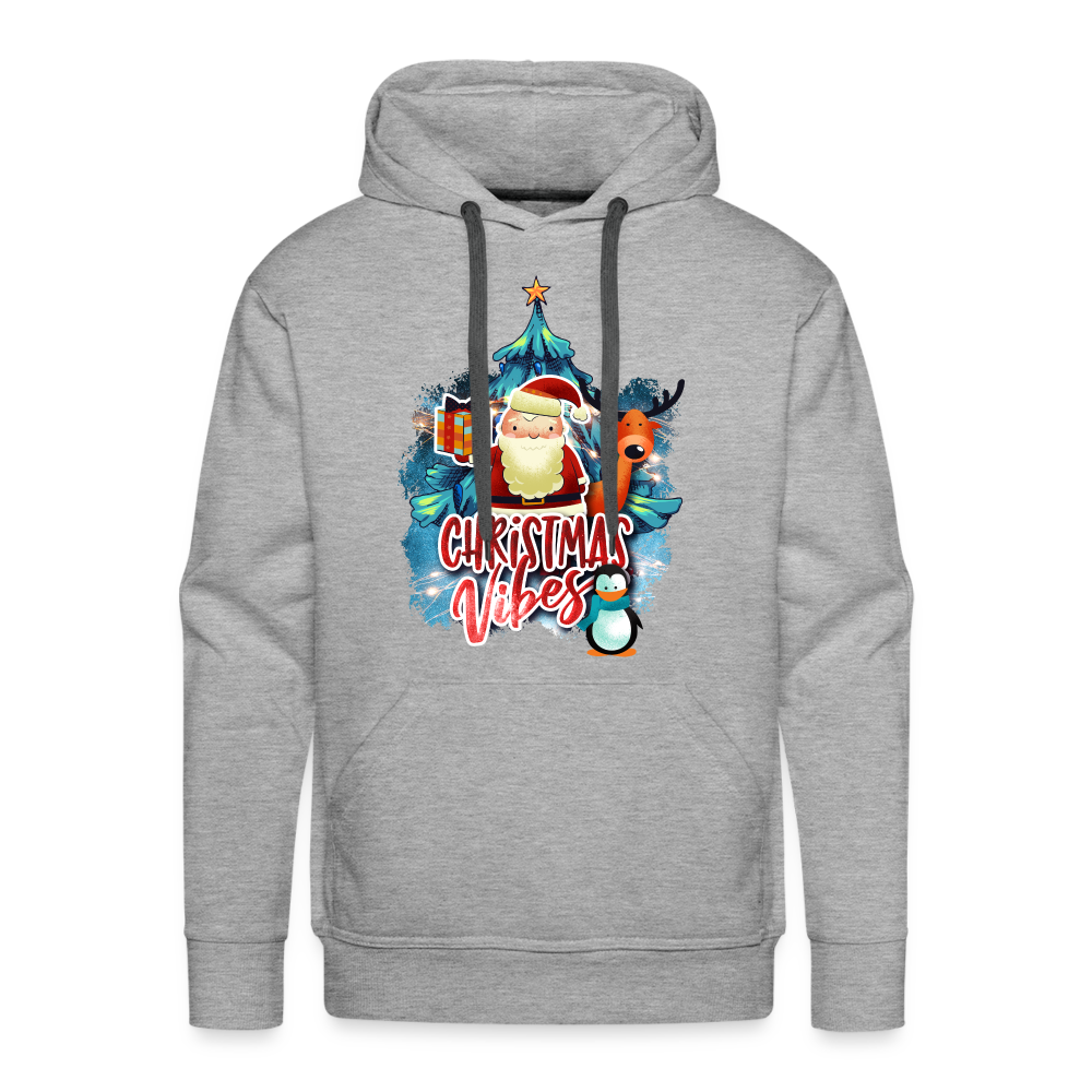 CHRISTMAS VIBES Premium Hoodie - heather grey