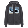 MUSCLE CAR Full Zip Hoodie - charcoal grey