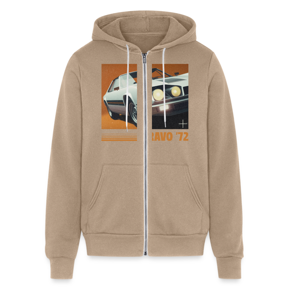 BRAVO Full Zip Hoodie - tan