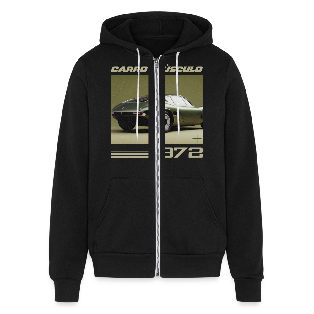 CARRO Full Zip Hoodie - black