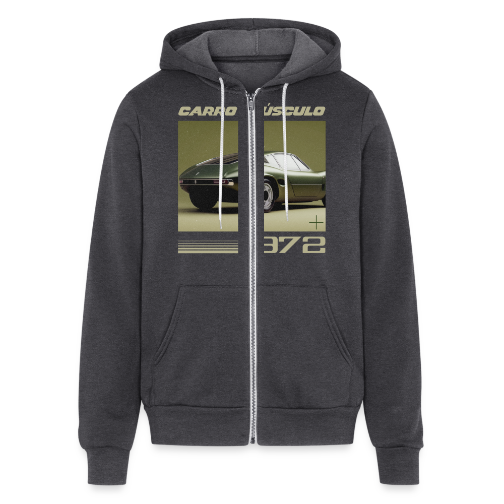 CARRO Full Zip Hoodie - charcoal grey