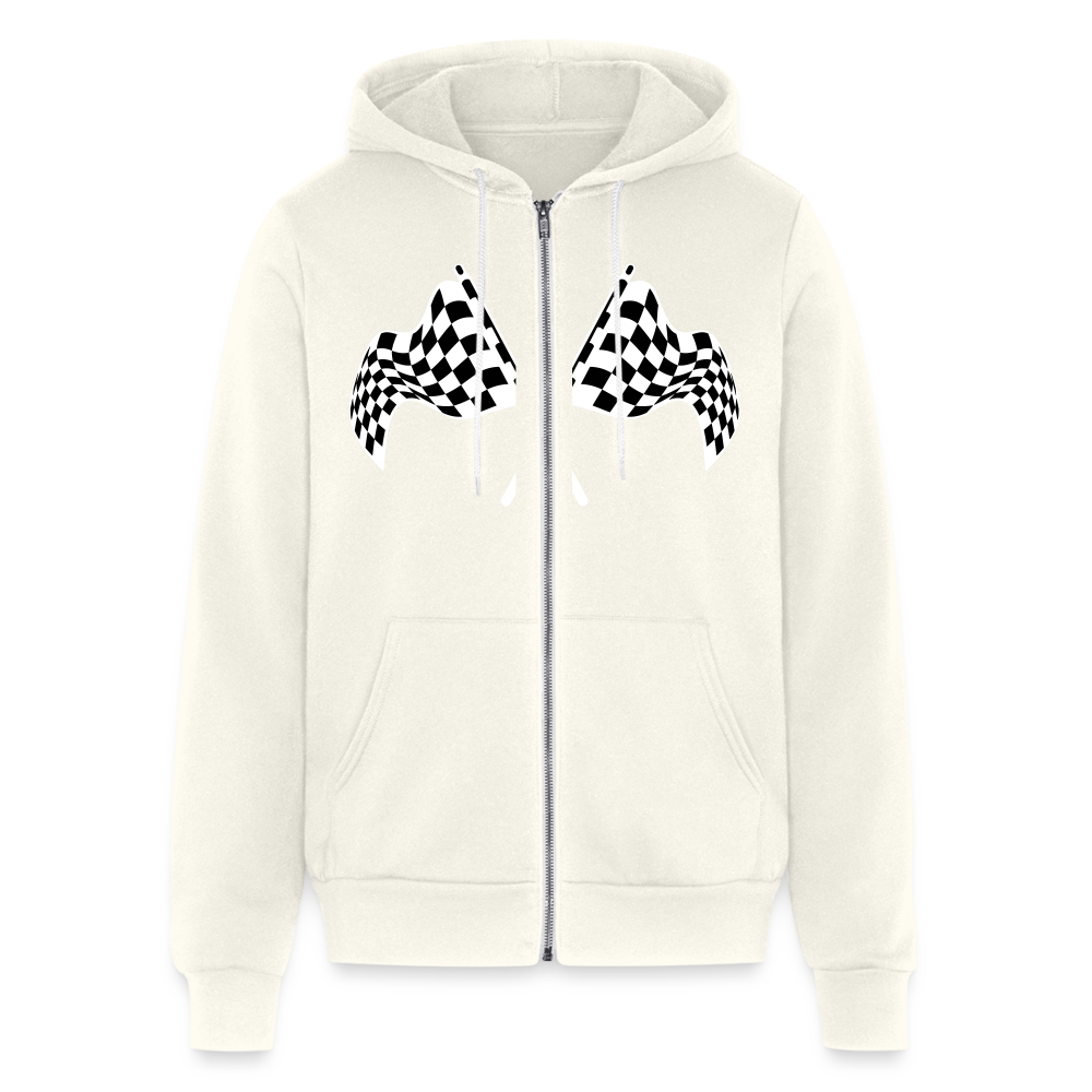 MUSCLE 900 Full Zip Hoodie - vintage white