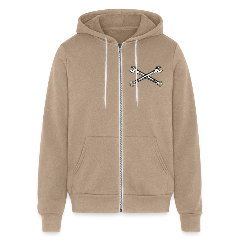 BRAVO Full Zip Hoodie - tan