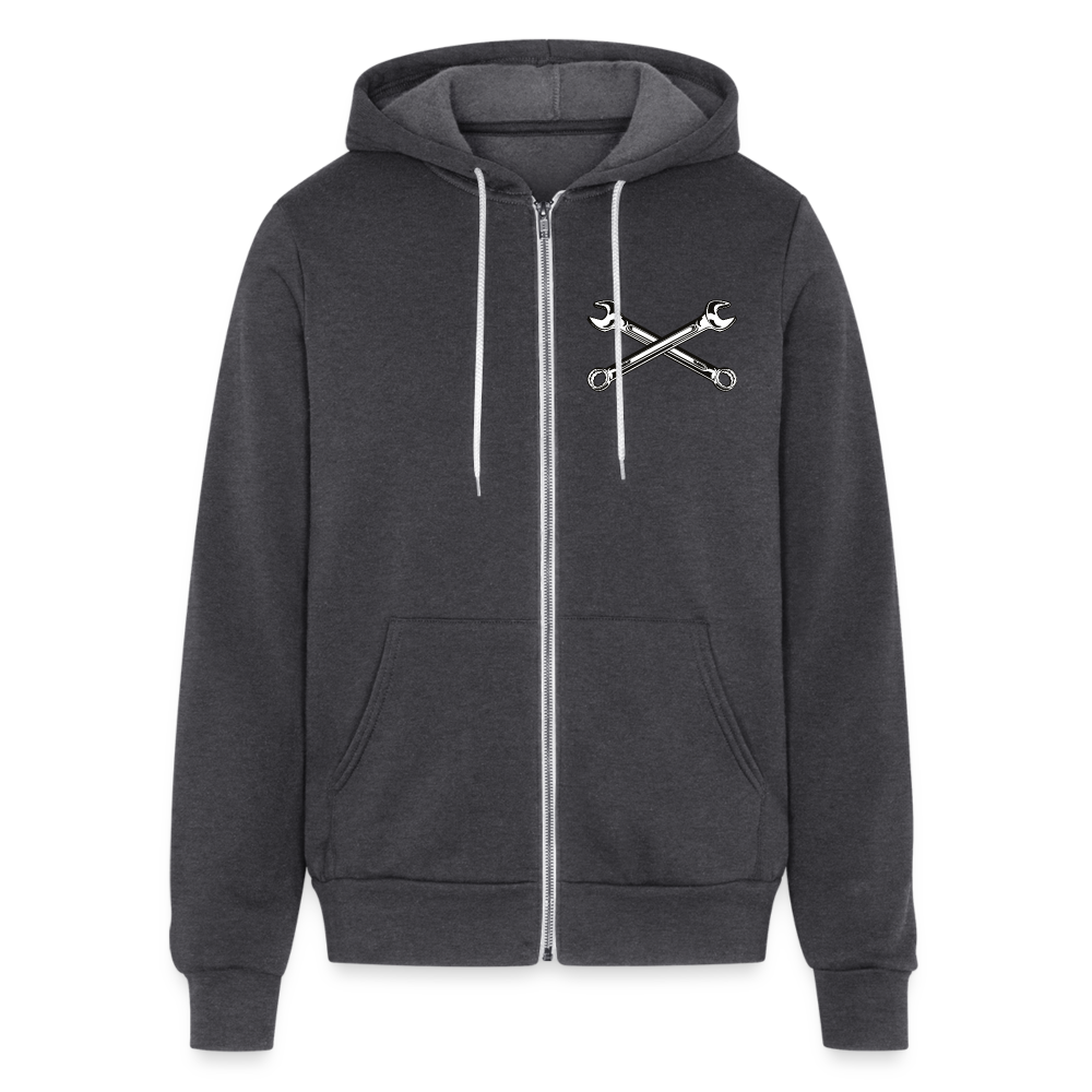 BRAVO Full Zip Hoodie - charcoal grey