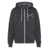 BRAVO Full Zip Hoodie - charcoal grey