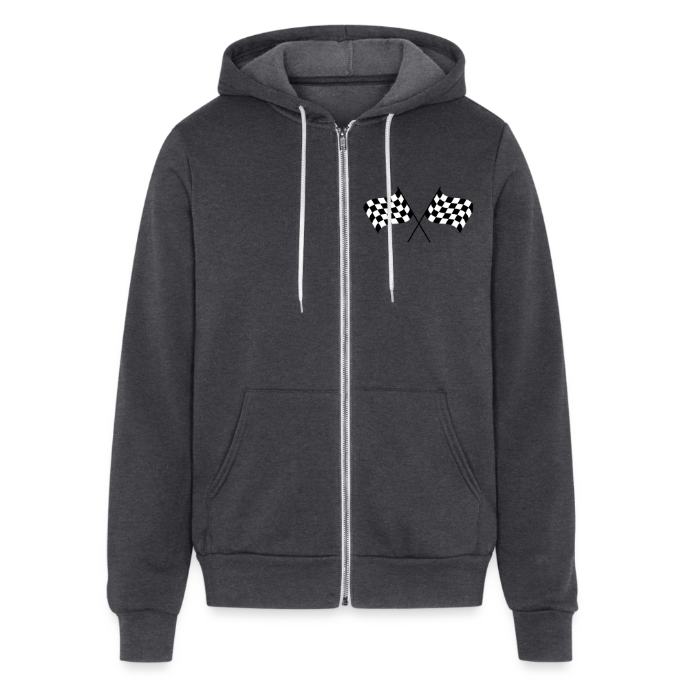 CARRO Full Zip Hoodie - charcoal grey