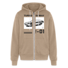 TURBO 01 Full Zip Hoodie - tan