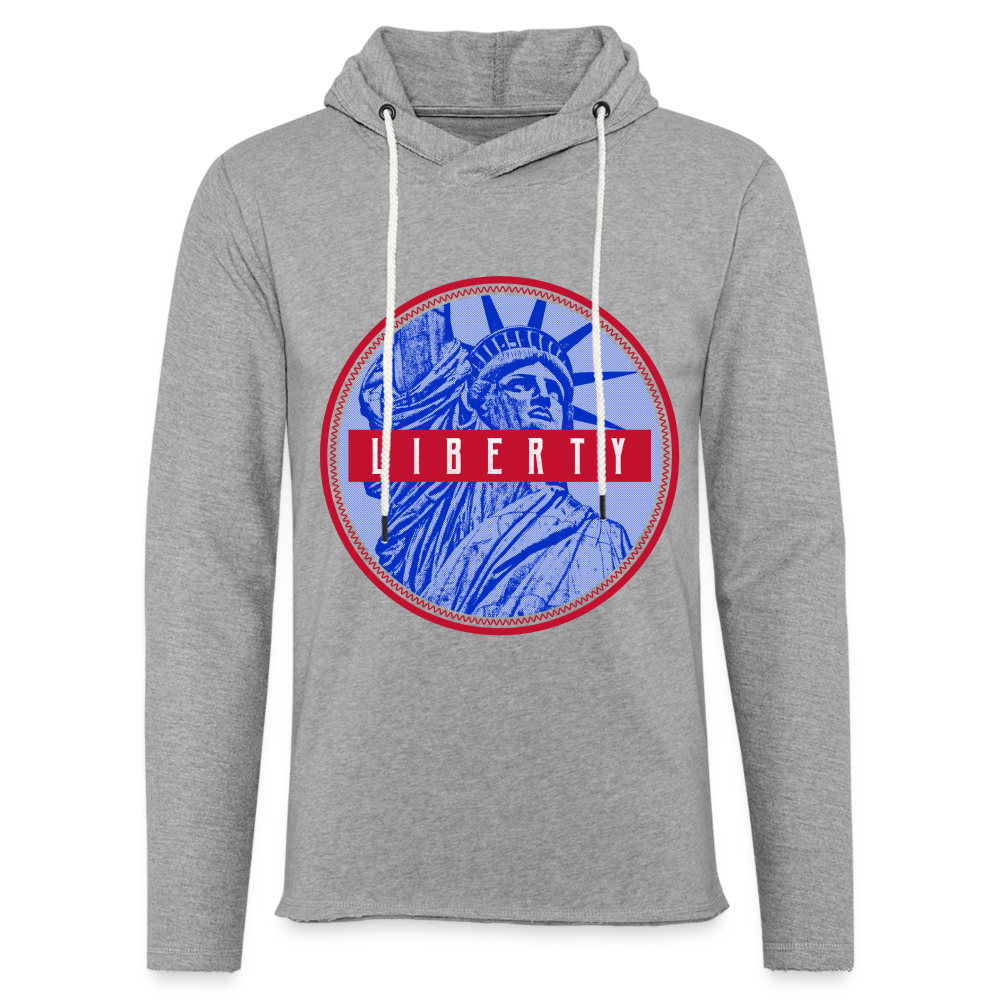 LIBERTY Lightweight Terry Hoodie - heather gray