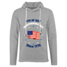 4TH OF JULY Lightweight Terry Hoodie - heather gray