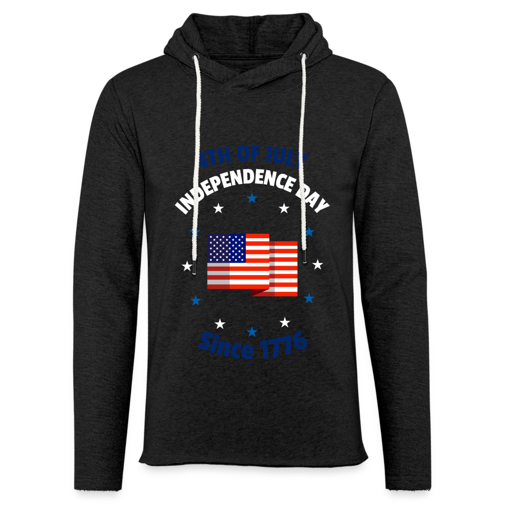 4TH OF JULY Lightweight Terry Hoodie - charcoal grey