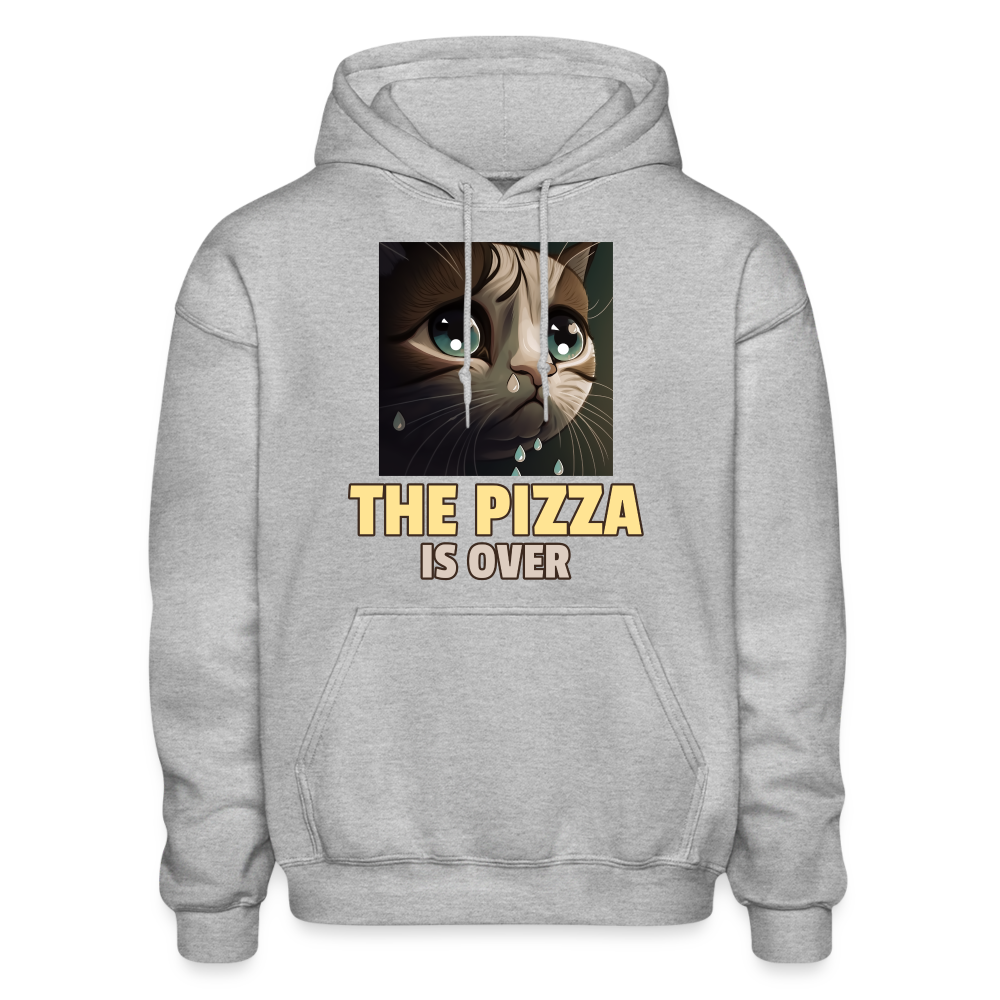 Gildan Heavy Blend Adult Hoodie THE PIZZA - heather gray