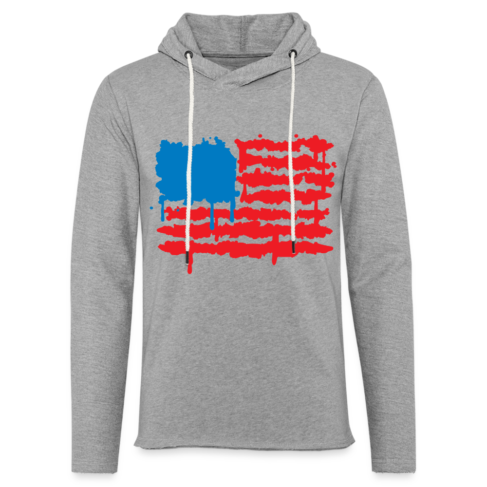 Unisex Lightweight Terry Hoodie - heather gray