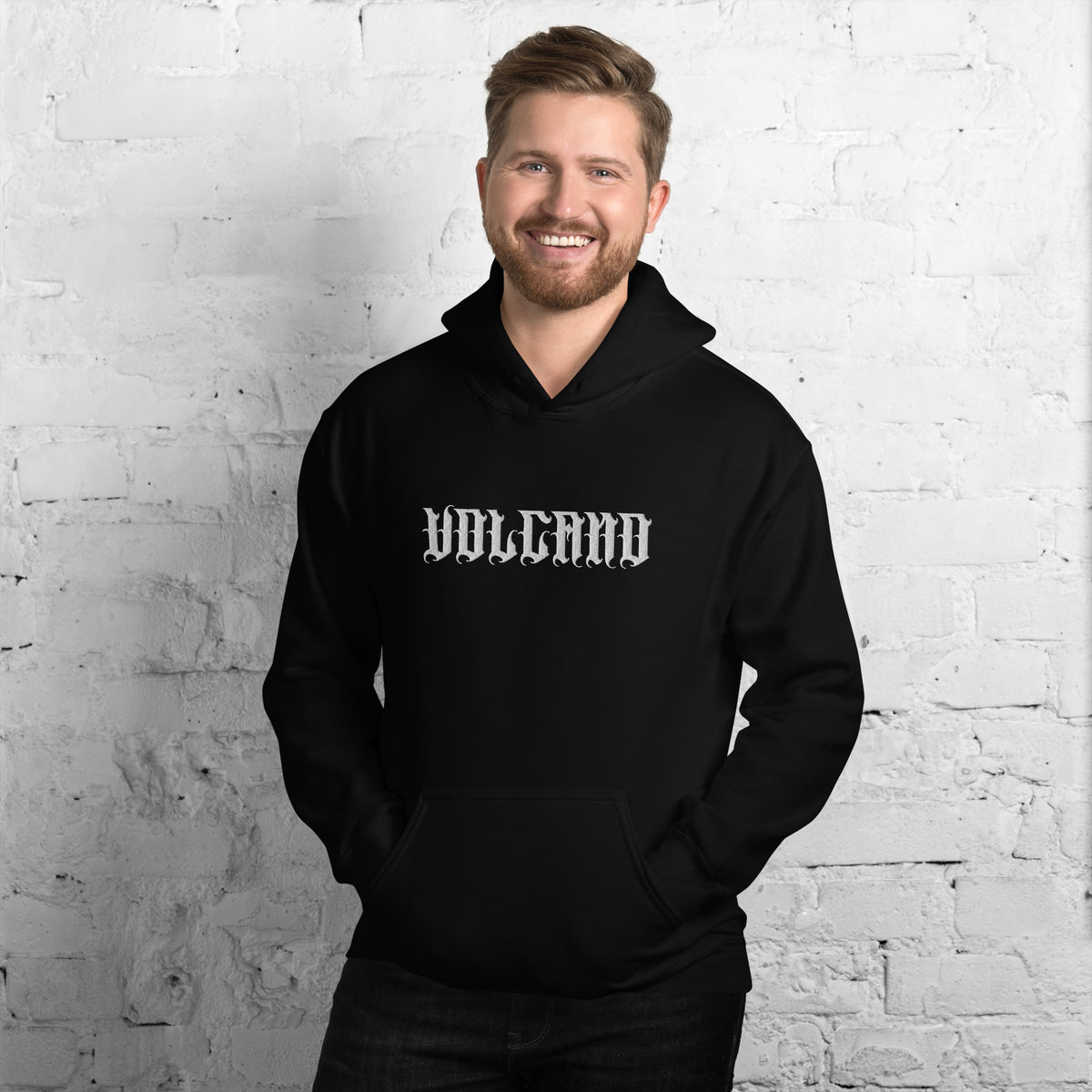 EMBROIDERED HEAVY BLEND PULLOVER HOODIE | GILDAN