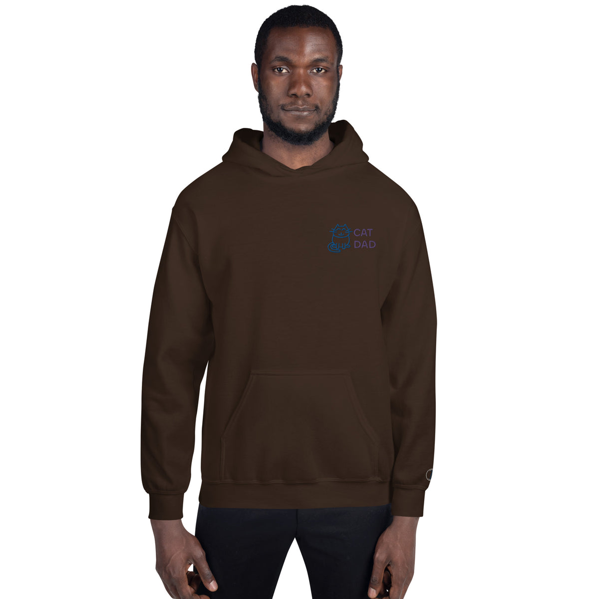 EMBROIDERED HEAVY BLEND PULLOVER HOODIE | GILDAN