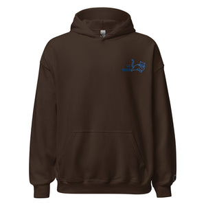 EMBROIDERED HEAVY BLEND PULLOVER HOODIE | GILDAN