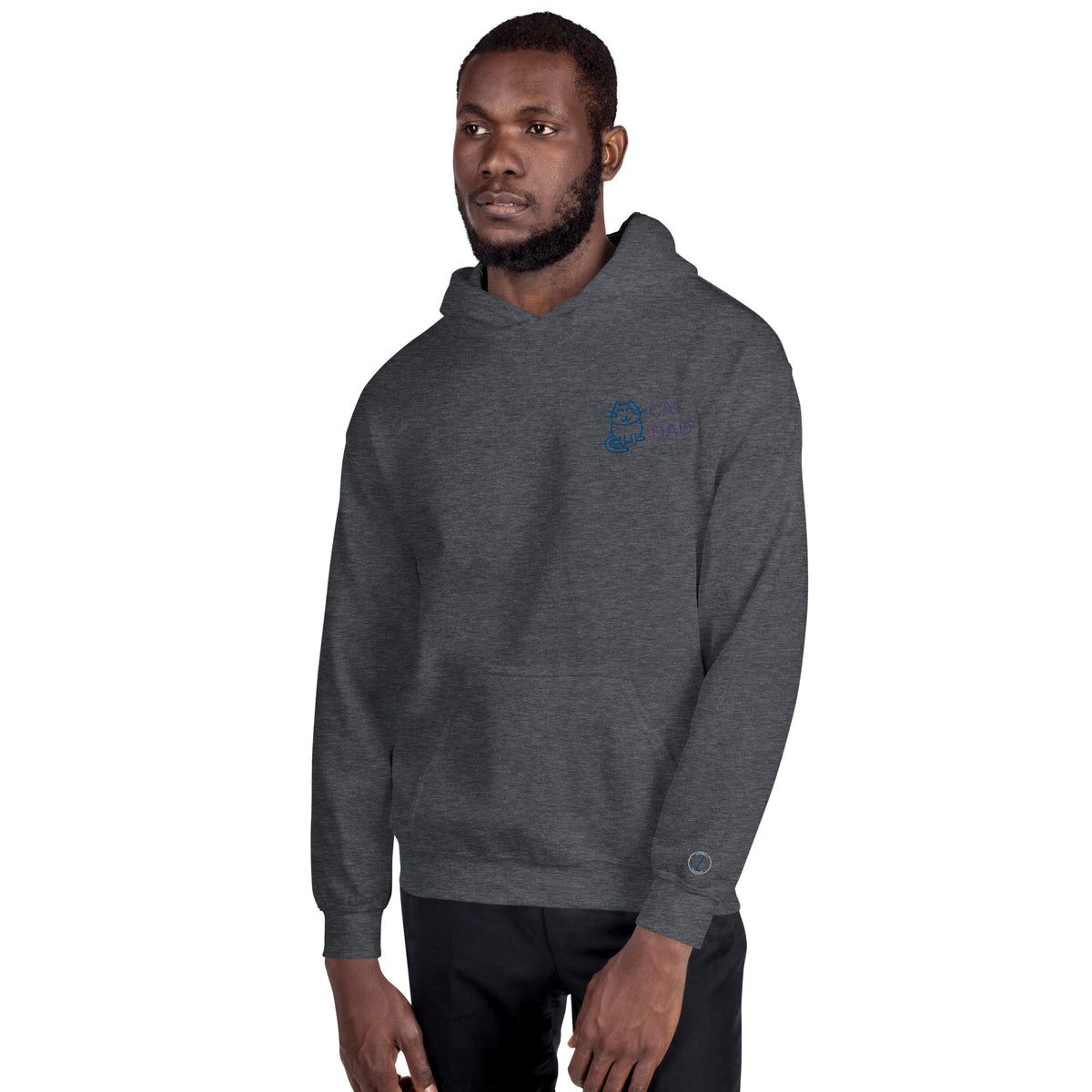 EMBROIDERED HEAVY BLEND PULLOVER HOODIE | GILDAN