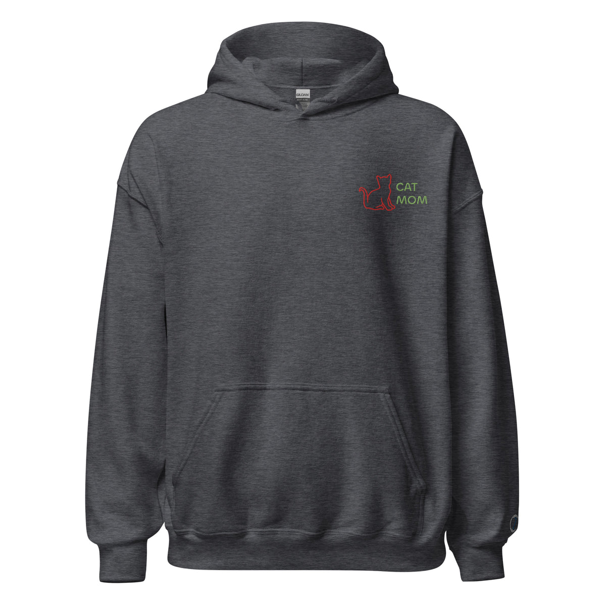 EMBROIDERED HEAVY BLEND PULLOVER HOODIE | GILDAN