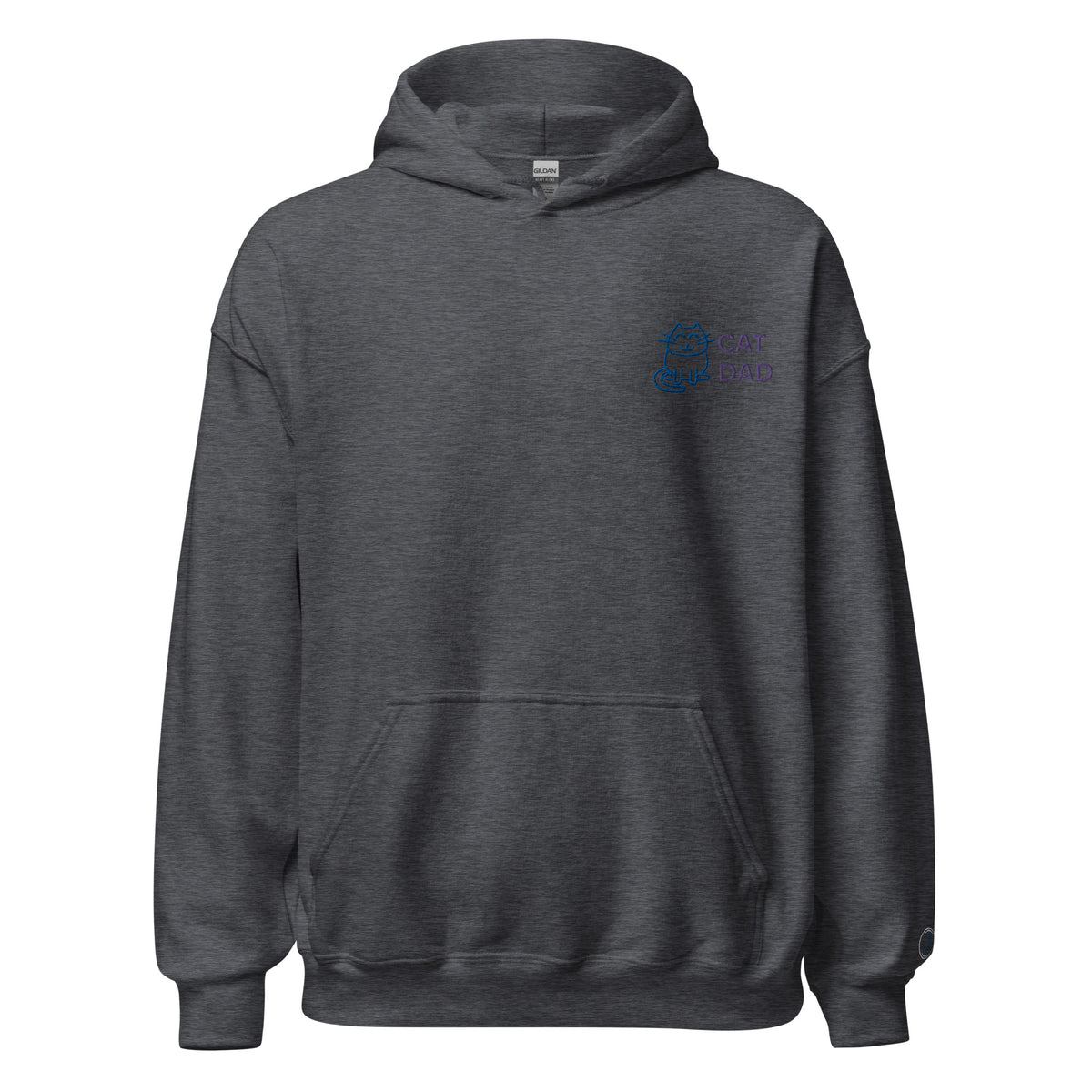EMBROIDERED HEAVY BLEND PULLOVER HOODIE | GILDAN