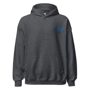 EMBROIDERED HEAVY BLEND PULLOVER HOODIE | GILDAN