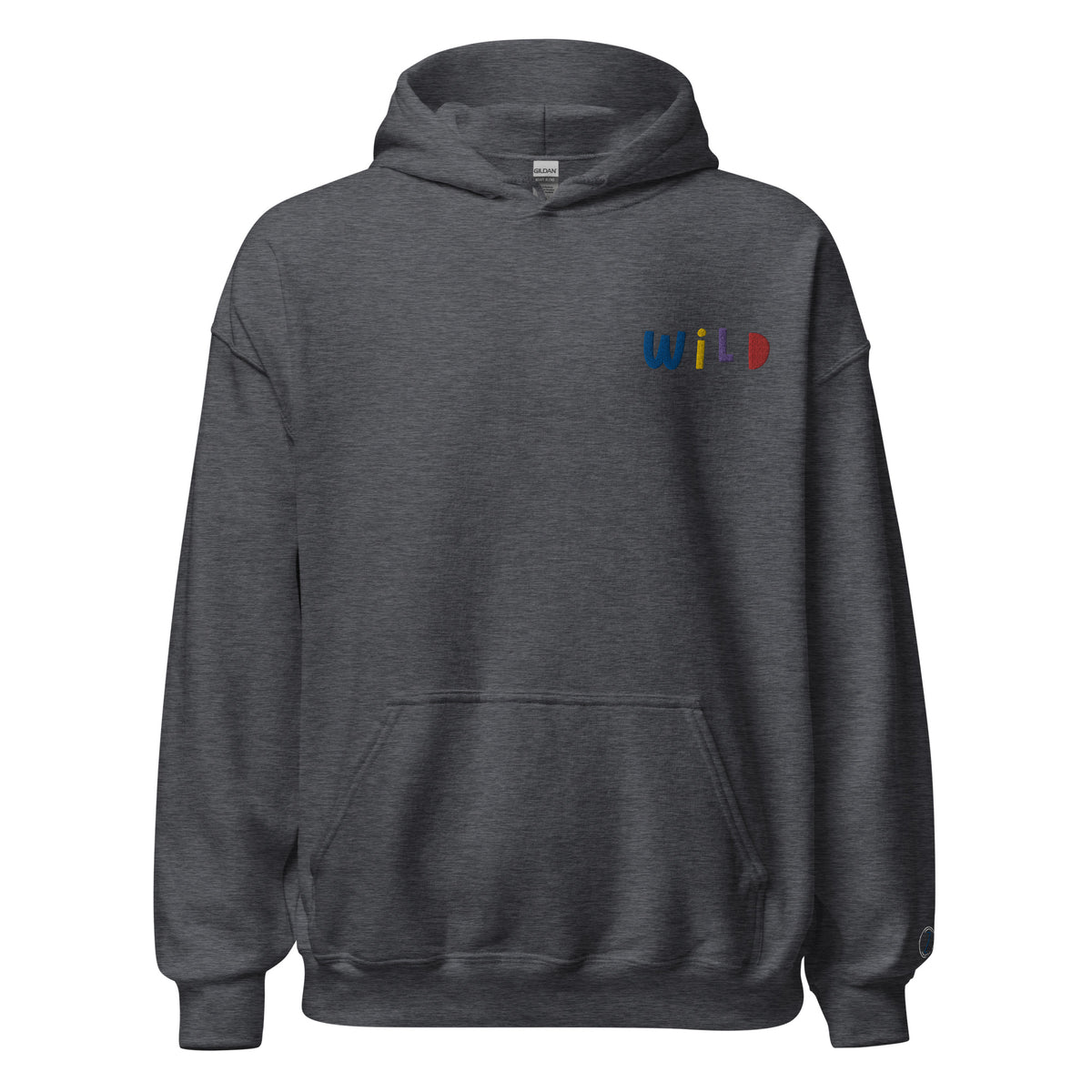 EMBROIDERED HEAVY BLEND PULLOVER HOODIE | GILDAN