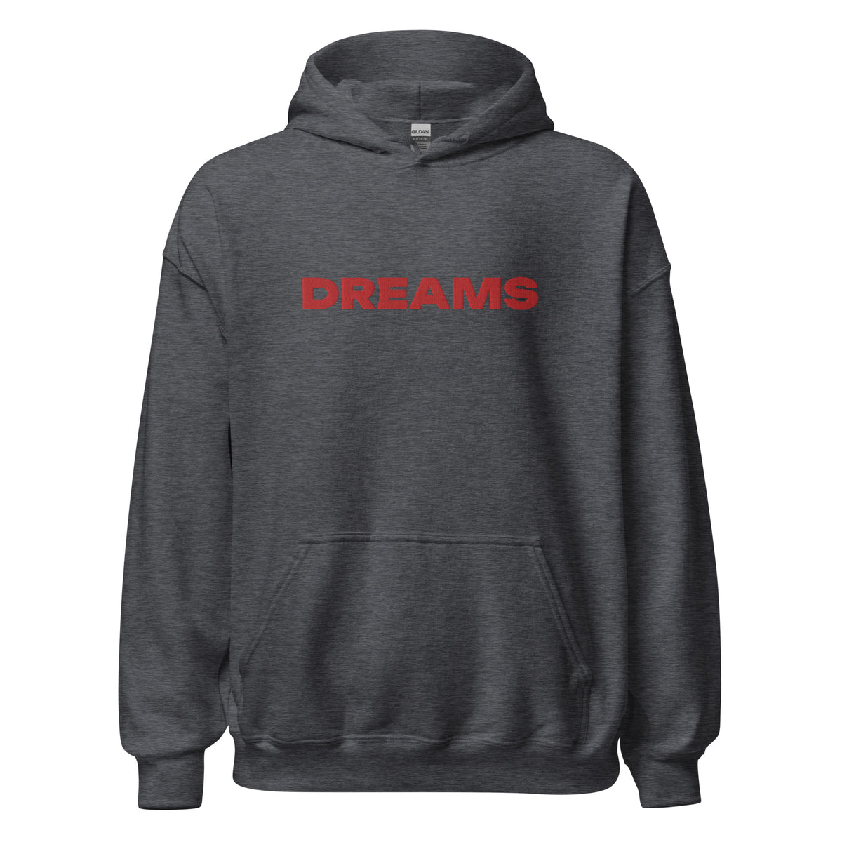 EMBROIDERED HEAVY BLEND PULLOVER HOODIE | GILDAN