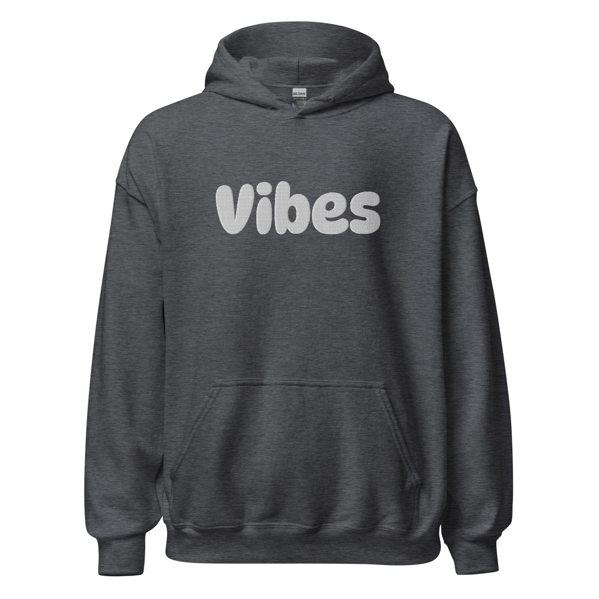 EMBROIDERED HEAVY BLEND PULLOVER HOODIE | GILDAN