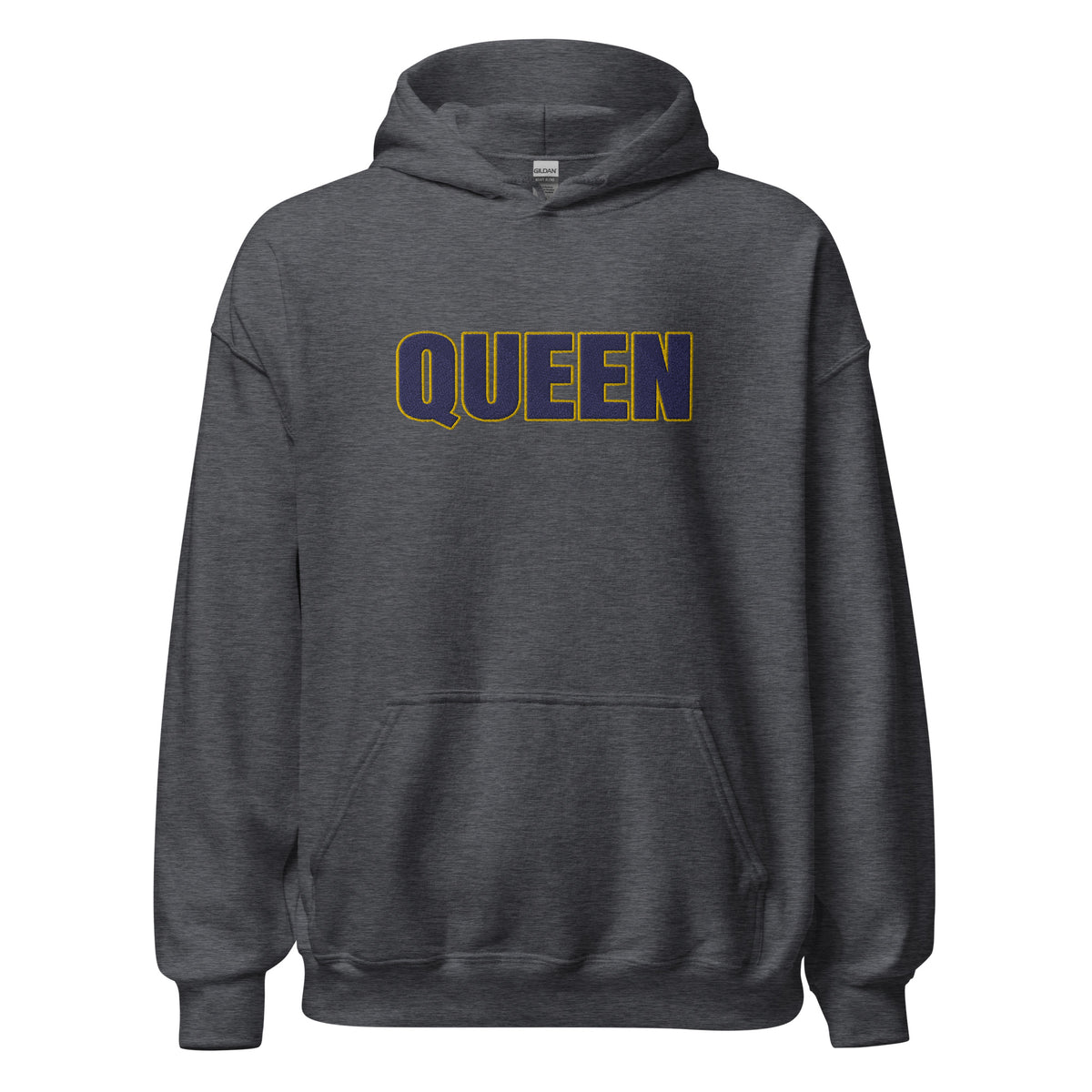 EMBROIDERED HEAVY BLEND PULLOVER HOODIE | GILDAN