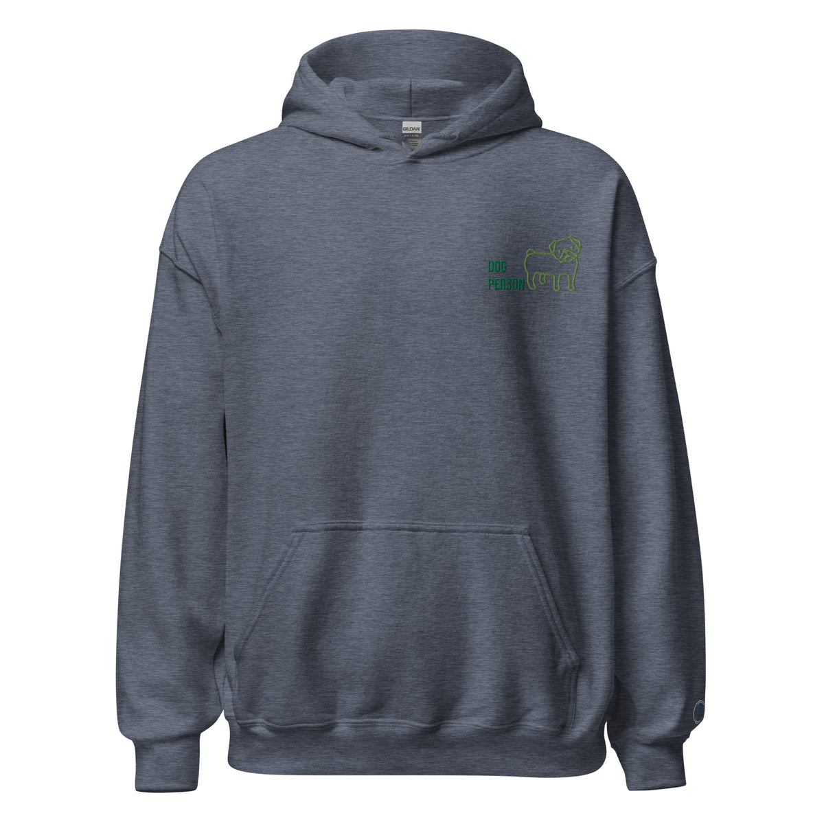 EMBROIDERED HEAVY BLEND PULLOVER HOODIE | GILDAN