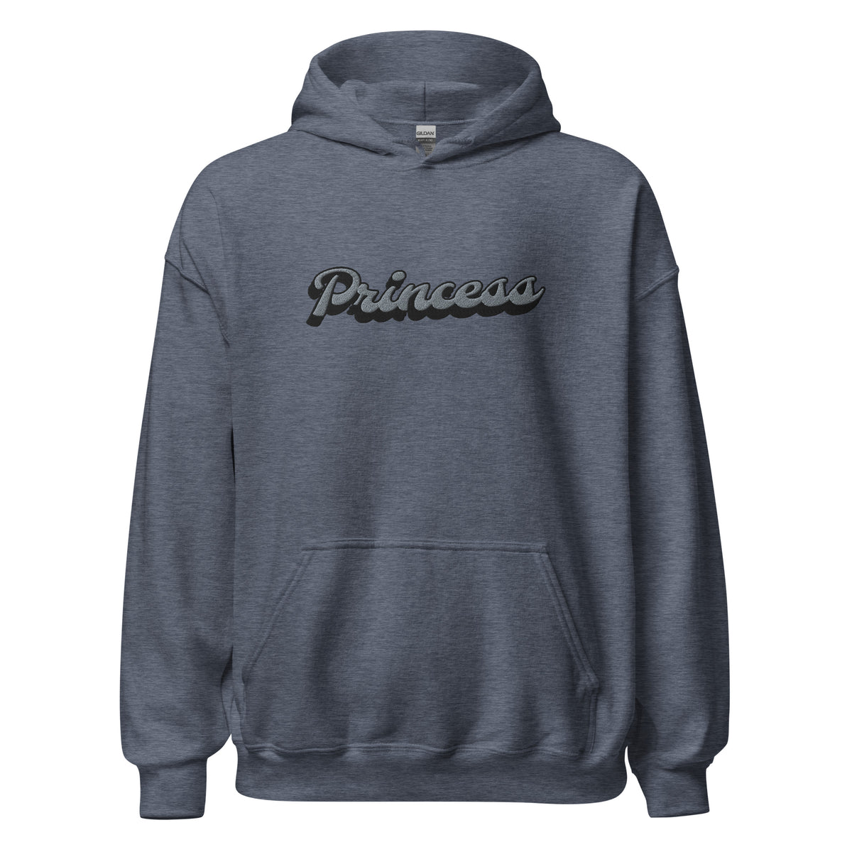 EMBROIDERED HEAVY BLEND PULLOVER HOODIE | GILDAN