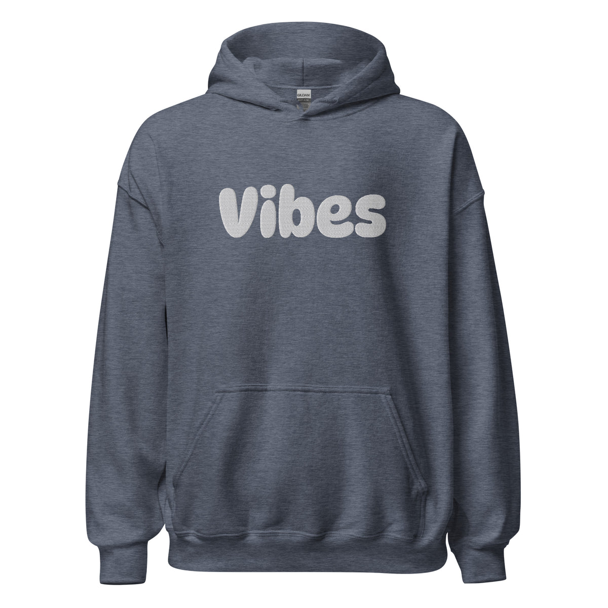 EMBROIDERED HEAVY BLEND PULLOVER HOODIE | GILDAN