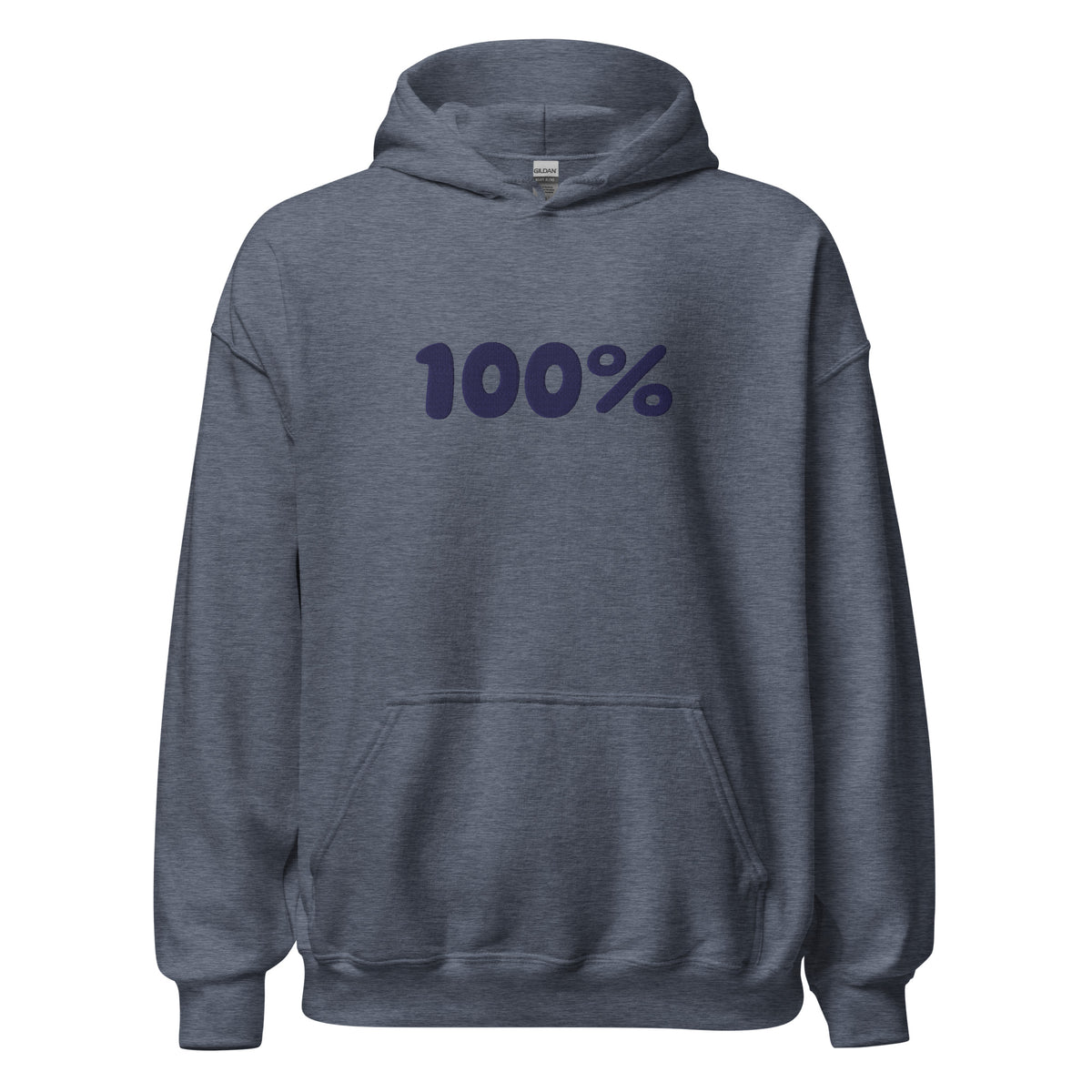 EMBROIDERED HEAVY BLEND PULLOVER HOODIE | GILDAN