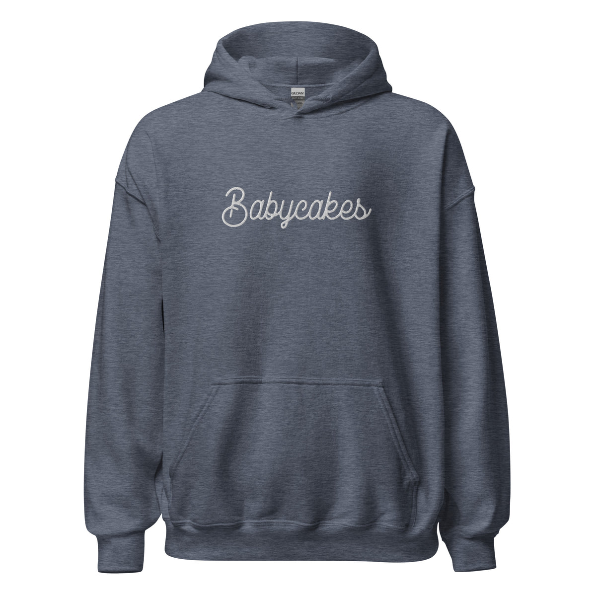 EMBROIDERED HEAVY BLEND PULLOVER HOODIE | GILDAN