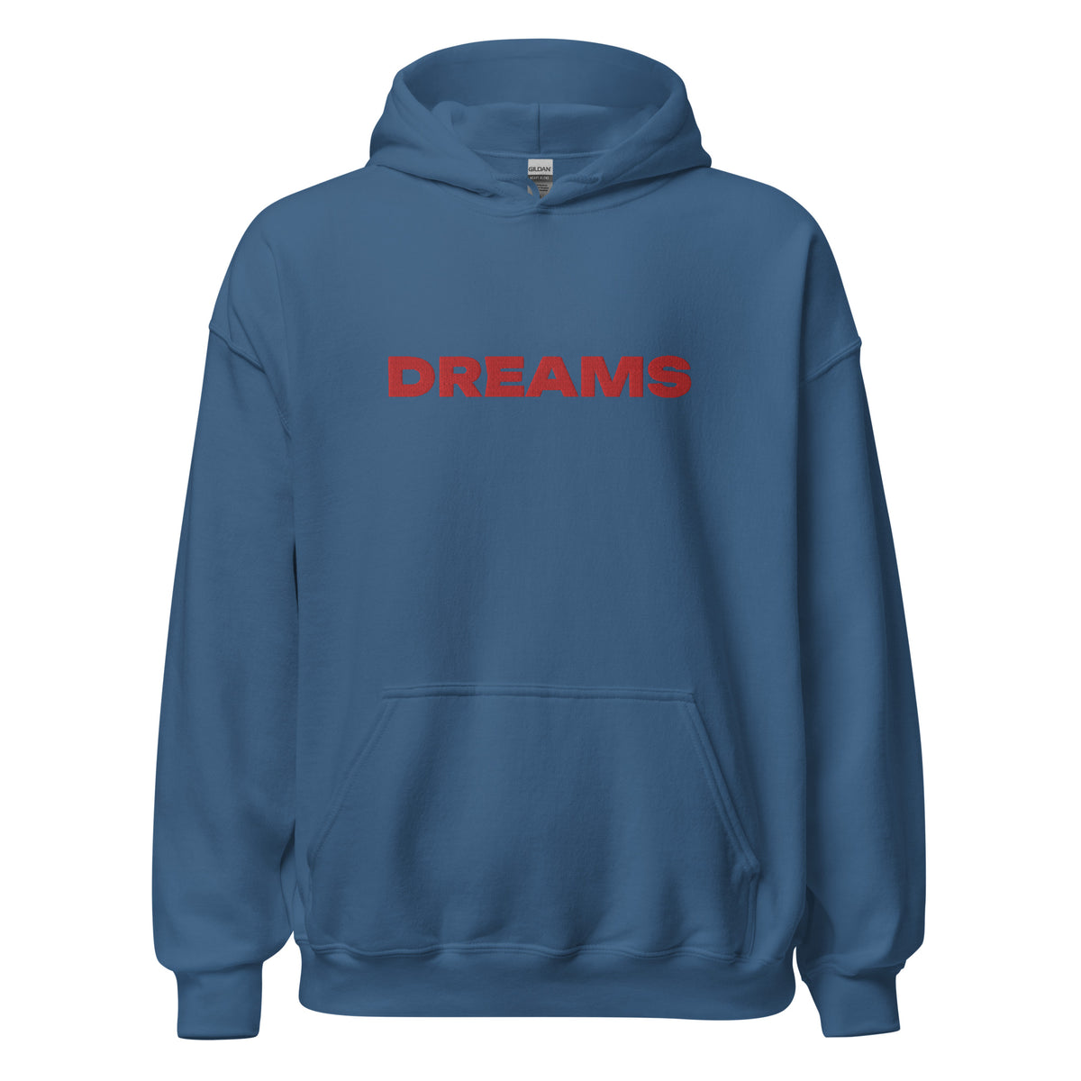 EMBROIDERED HEAVY BLEND PULLOVER HOODIE | GILDAN