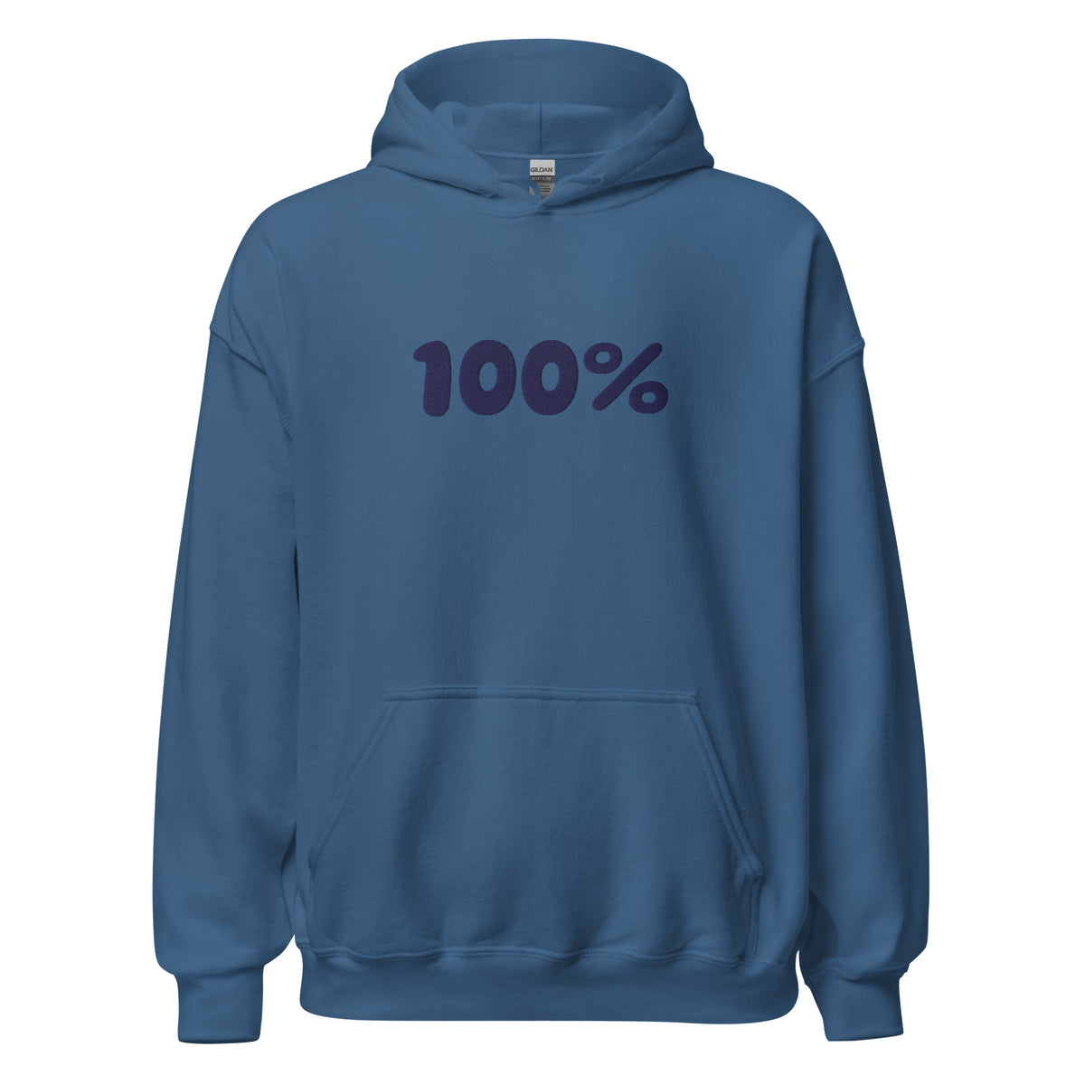 EMBROIDERED HEAVY BLEND PULLOVER HOODIE | GILDAN