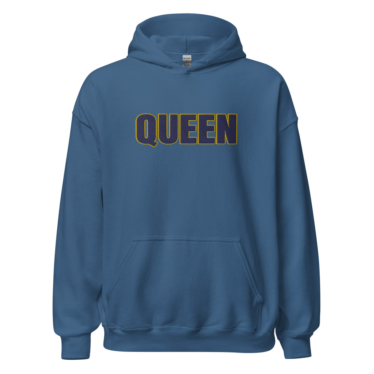 EMBROIDERED HEAVY BLEND PULLOVER HOODIE | GILDAN