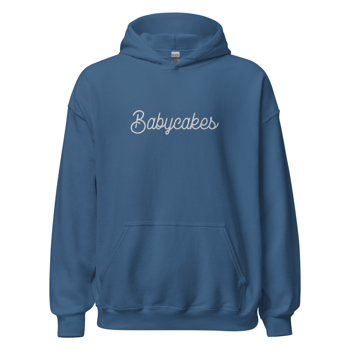 EMBROIDERED HEAVY BLEND PULLOVER HOODIE | GILDAN
