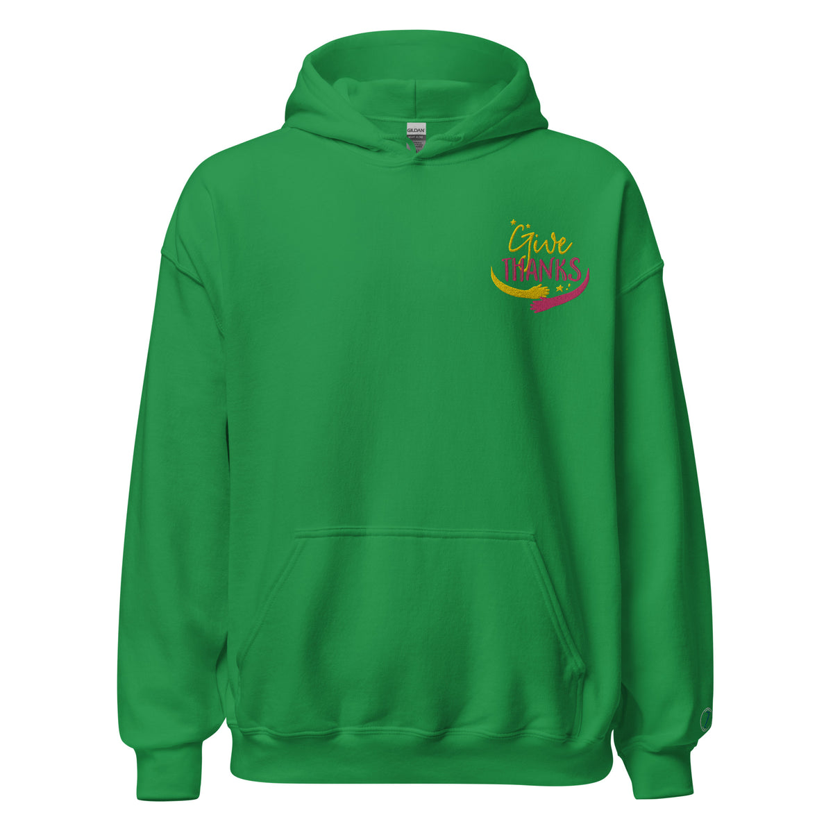 EMBROIDERED HEAVY BLEND PULLOVER HOODIE | GILDAN