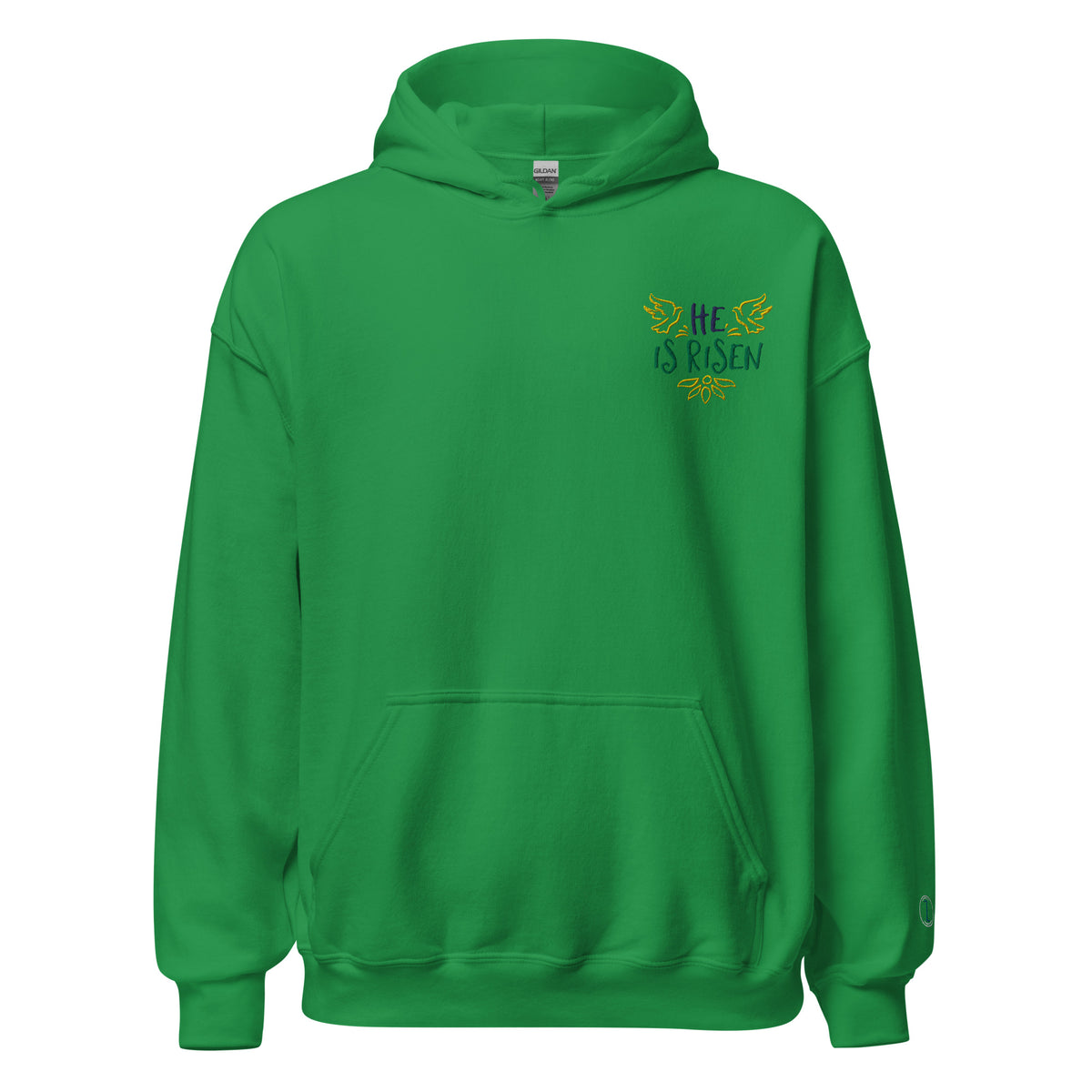 EMBROIDERED HEAVY BLEND PULLOVER HOODIE | GILDAN