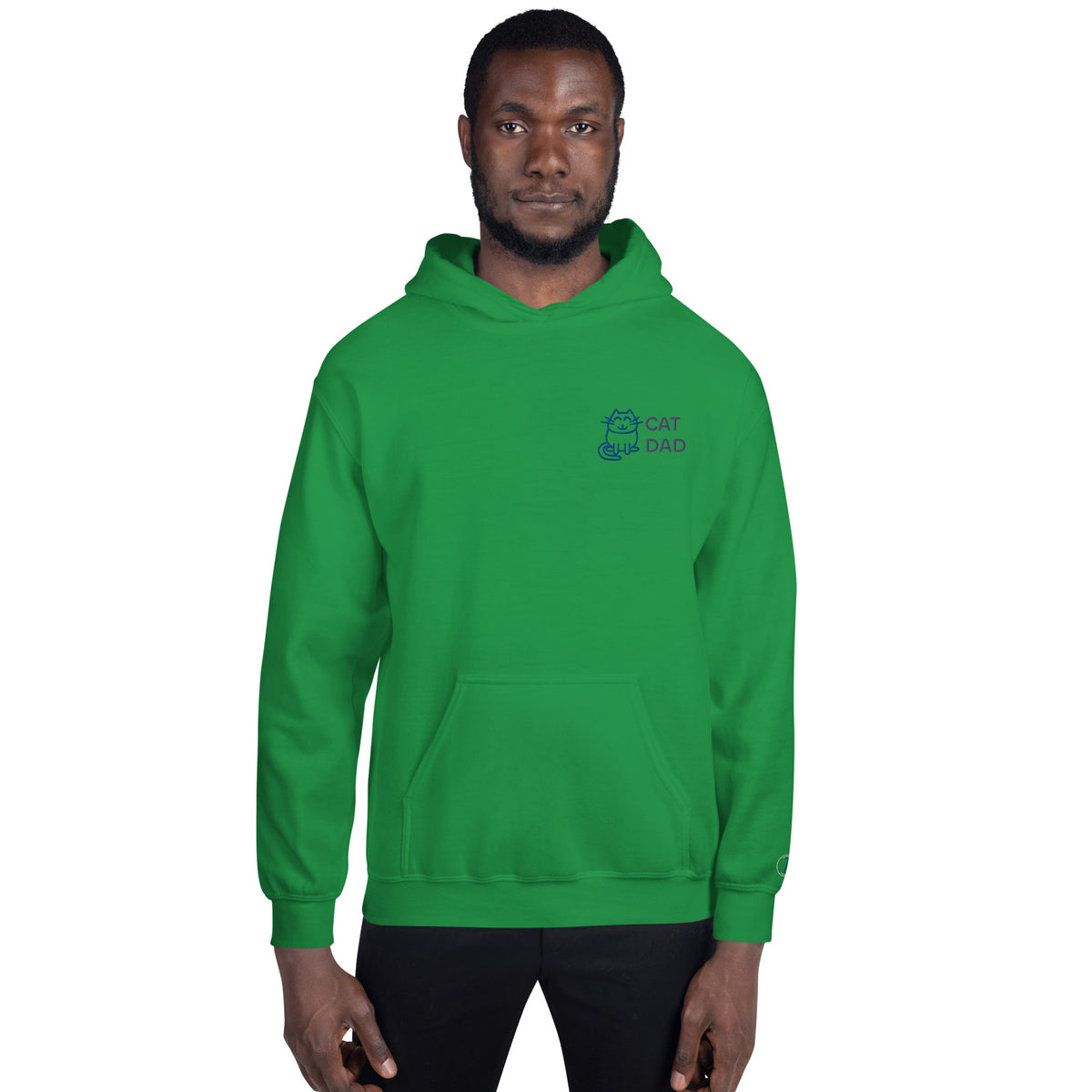EMBROIDERED HEAVY BLEND PULLOVER HOODIE | GILDAN
