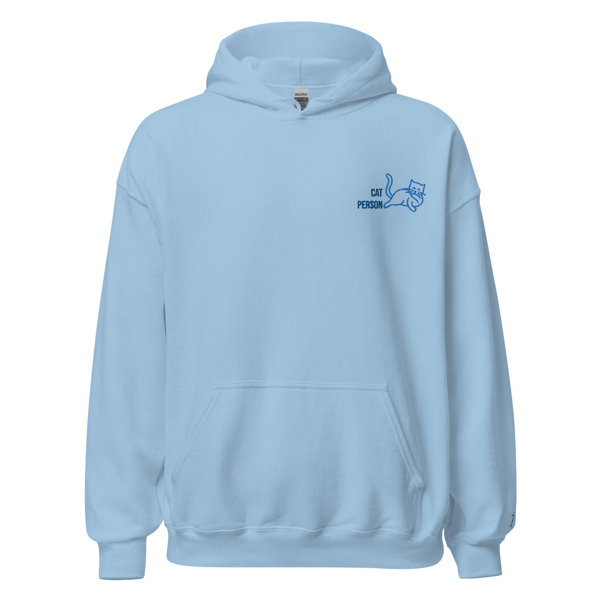 EMBROIDERED HEAVY BLEND PULLOVER HOODIE | GILDAN