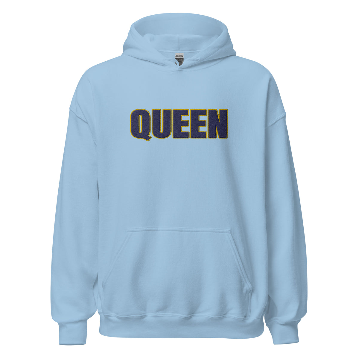 EMBROIDERED HEAVY BLEND PULLOVER HOODIE | GILDAN