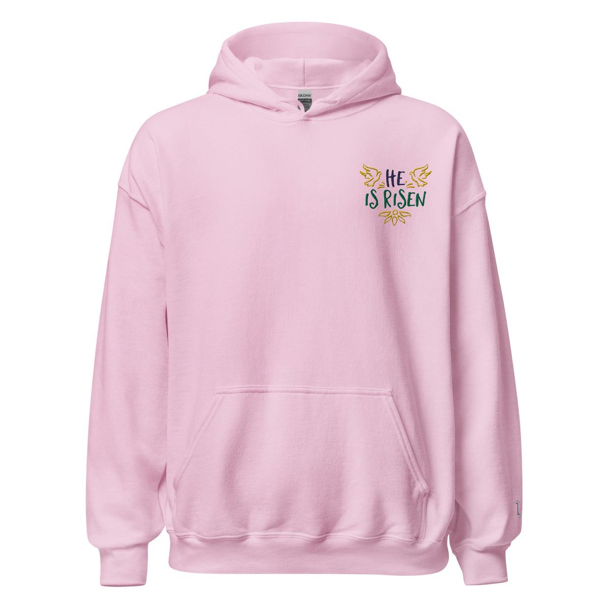 EMBROIDERED HEAVY BLEND PULLOVER HOODIE | GILDAN