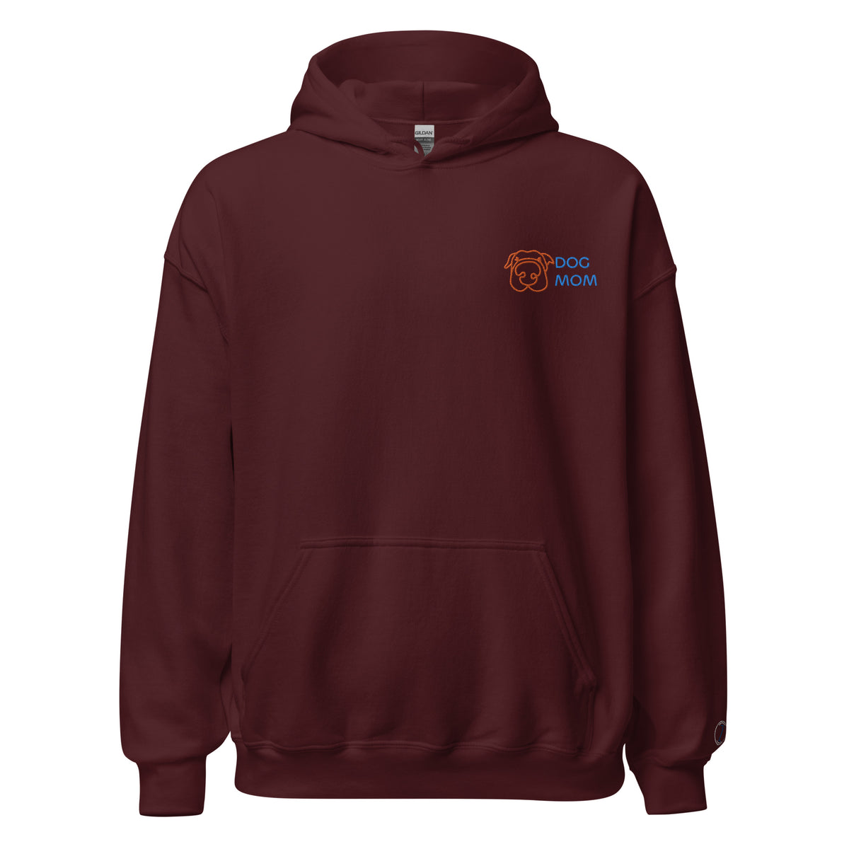 EMBROIDERED HEAVY BLEND PULLOVER HOODIE | GILDAN