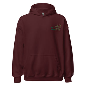 EMBROIDERED HEAVY BLEND PULLOVER HOODIE | GILDAN