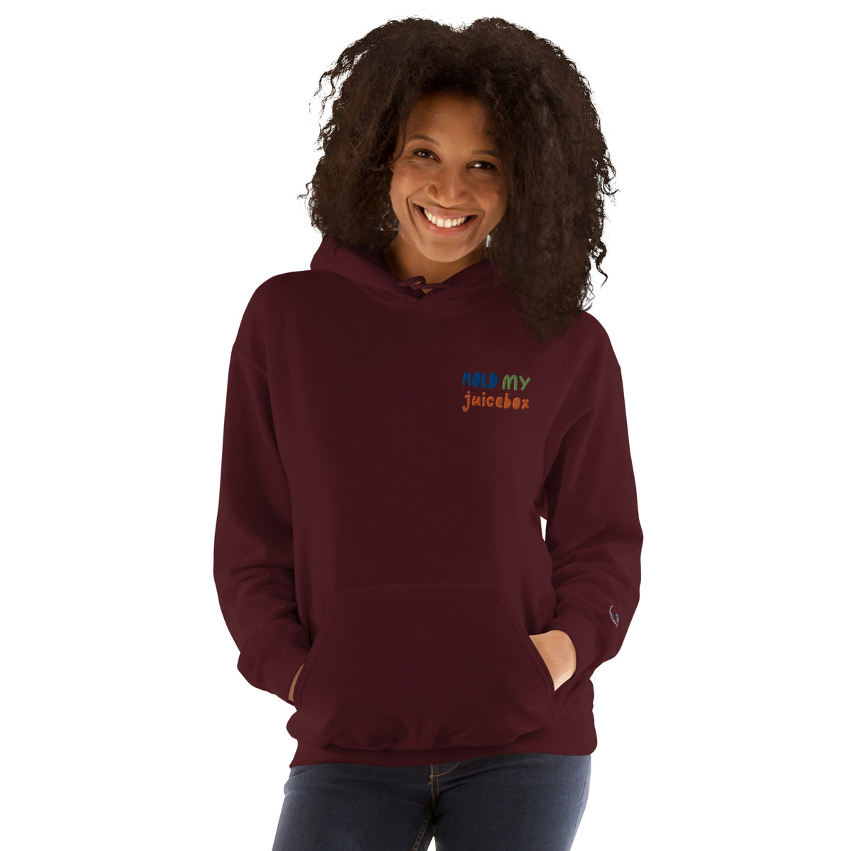 EMBROIDERED HEAVY BLEND PULLOVER HOODIE | GILDAN