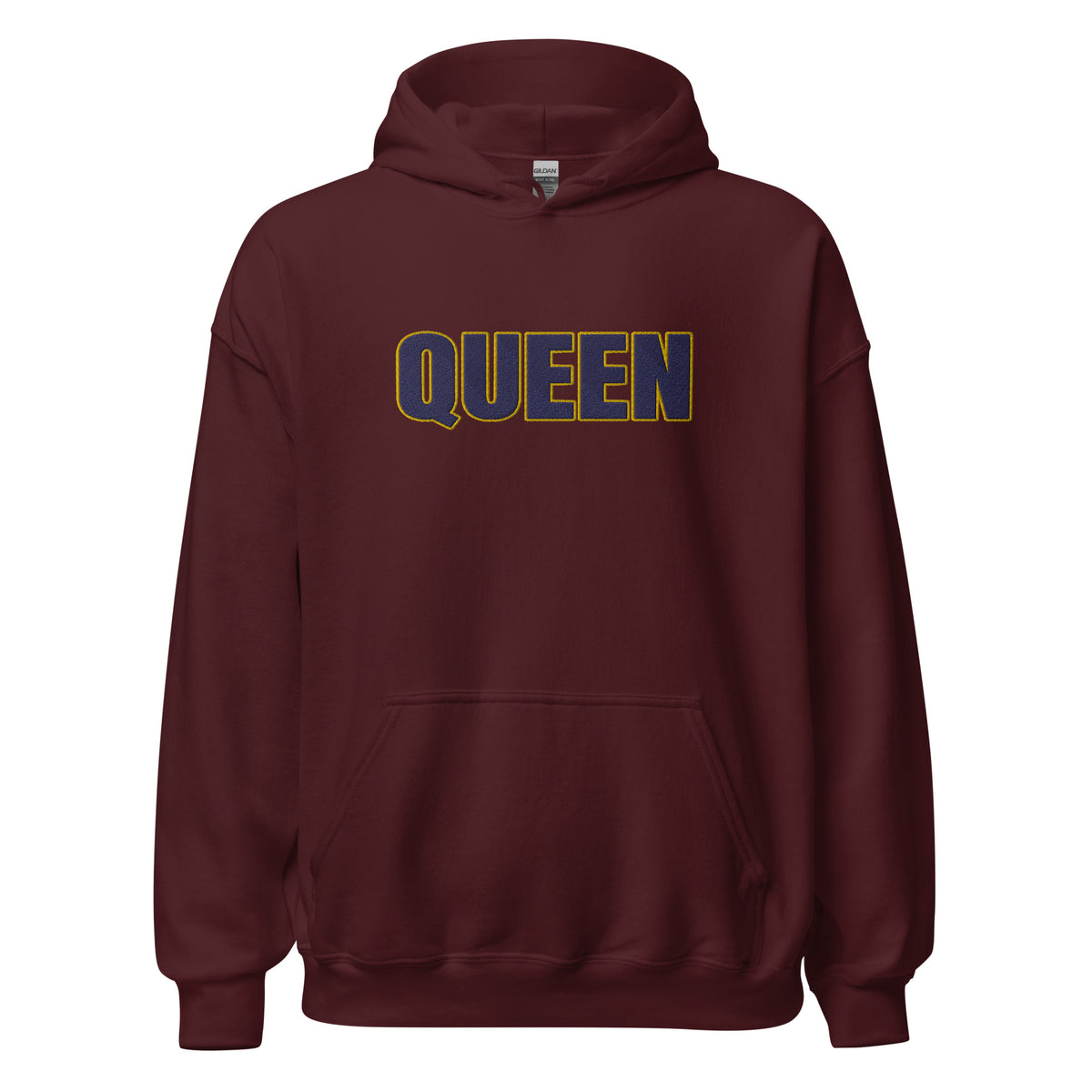 EMBROIDERED HEAVY BLEND PULLOVER HOODIE | GILDAN