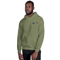 EMBROIDERED HEAVY BLEND PULLOVER HOODIE | GILDAN